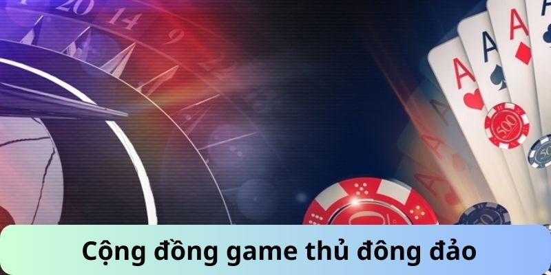 Cộng đồng game thủ đông đảo